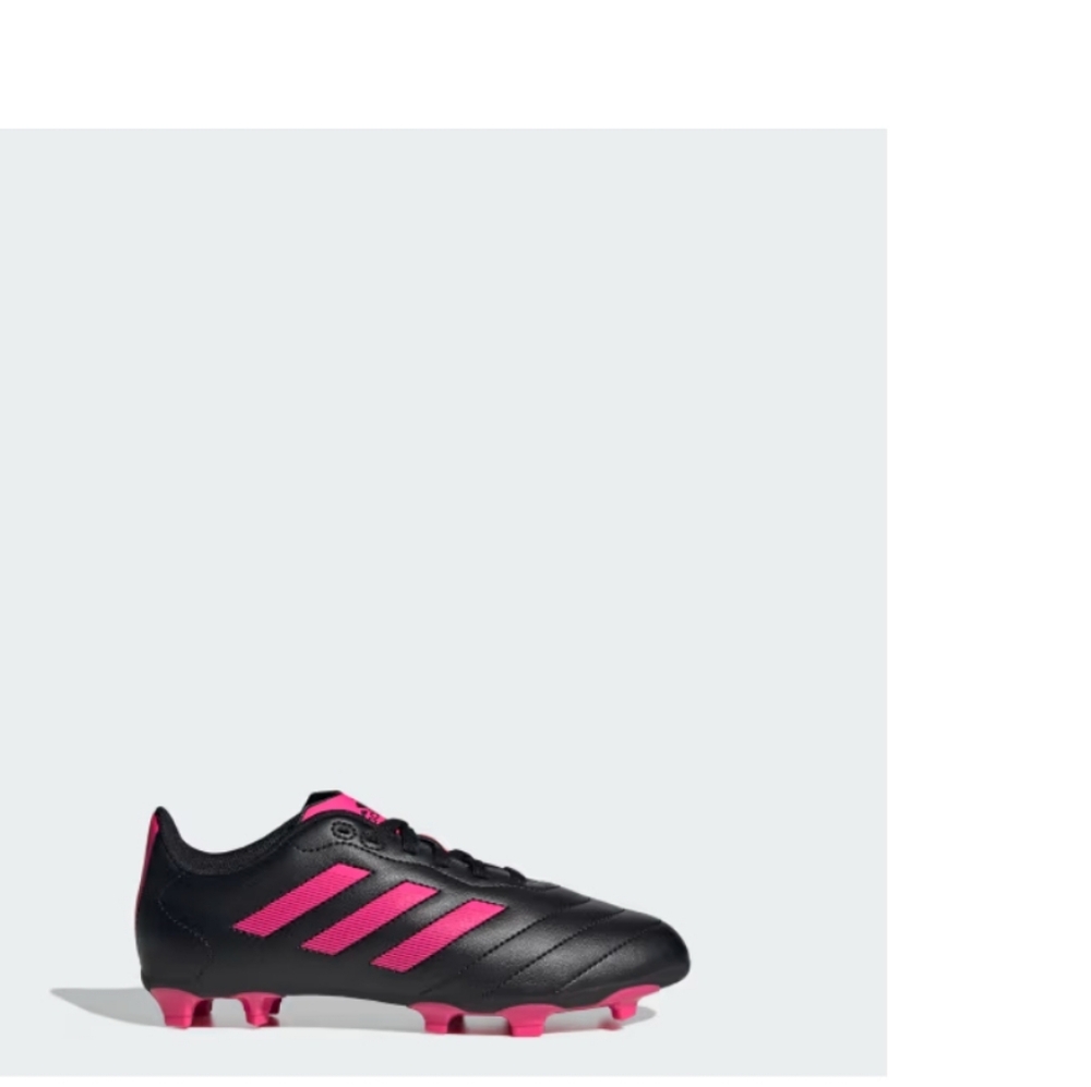 Adidas Core Black and Shock Pink Cleats